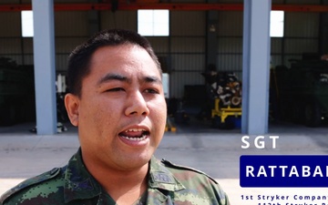 Washington National Guard strengthens ties with Royal Thai Army during Stryker maintenance exchange in Thailand