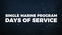 Single Marine Program Days of Service 2025