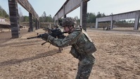 U.S. Forces Train Urban Rifle Marksmanship in Estonia