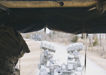 U.S. Army field artillery platoons train on fire support