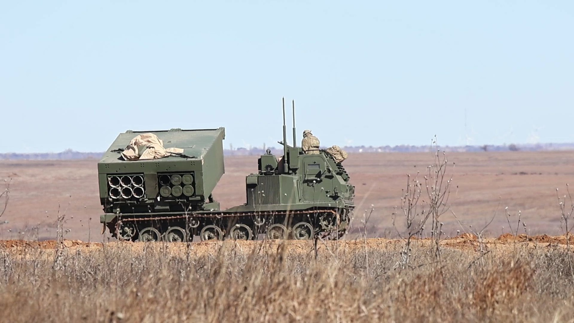 Soldiers assigned to 2nd Battalion, 18th Field Artillery Regiment (2-18th FAR), 75th Field Artillery Brigade, conducted Multiple Launch Rocket System crew qualification live fire in Fort Sill, Oklahoma, Mar. 5, 2025. 2-18th FAR stands ready to deploy for worldwide contingency operations in order to plan, synchronize, and deliver surface to surface precision and general support rocket and missile fires in support of combined and joint forces conducting full spectrum operations. (U.S. Army photo by Sgt. Christian Carrillo)