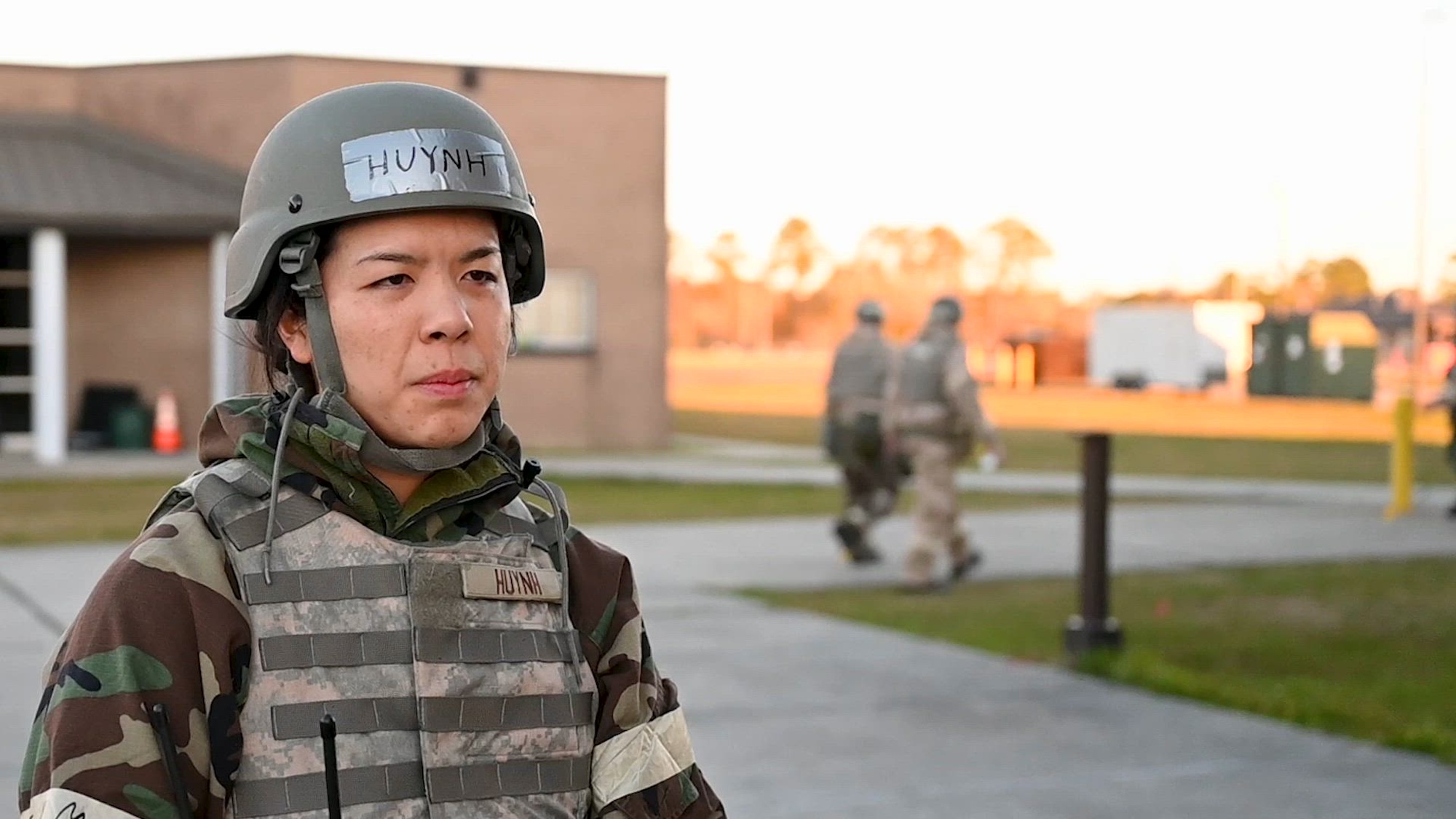 Interview stringer with U.S. Air Force Capt. Jennifer Huynh, 628th Civil Engineer Squadron operations flight commander and Combat Air Base Squadron (CABS) commander, regarding what CABS is and the role it played during the Combat Readiness Inspection, challenges encountered throughout the inspection, and how the training translates to contingency scenarios at Gulfport Combat Readiness Training Center, Mississippi, March 6, 2024. During the inspection, Joint Base Charleston Airmen were assessed on their ability to perform wartime or contingency missions under austere conditions. (U.S. Air Force video by Senior Airman Carl Good)