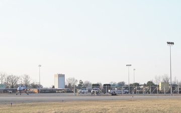 Advanced Wrath MQ-9 Reaper safety checks, taxi and takeoff