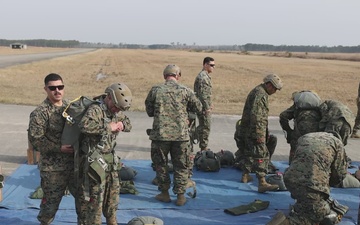 2nd Distribution Support Battalion Air Delivery and Static Line Training