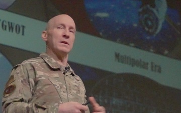 Chief of Staff of the Air Force Gen Allvin briefing