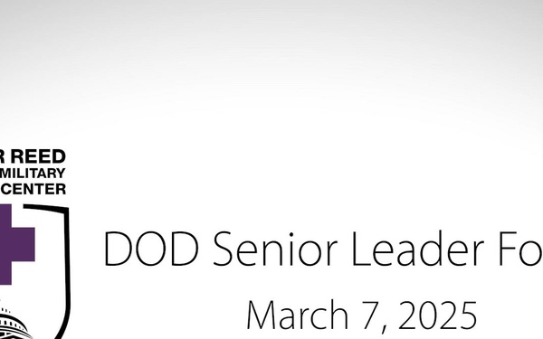 Senior DOD Leaders Discuss Military Readiness at Walter Reed