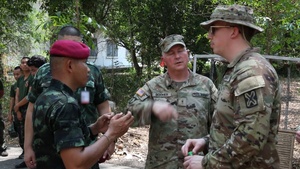 US Army Soldiers and Royal Thai Army Conducts Jungle Survival Training during Hanuman Guardian 2025
