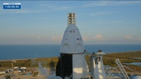 Air Force Astronaut Delivers Remarks Before Piloting NASA’s Crew-10 Mission