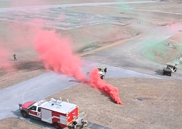 B-Roll of 156th CRG at Sentry South-Southern Strike