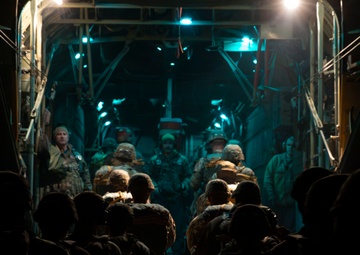 2-134th Infantry Regiment (Airborne) Night Combat Equipment Jump