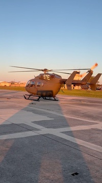 UH-72 Lakota Helicopter Run Up