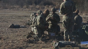 U.S. Soldiers compete in the Medical Readiness Command EUR Best Leader Competition