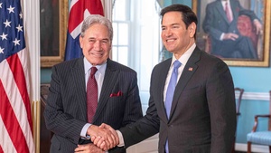 Secretary Rubio meets with New Zealand Deputy Prime Minister and Foreign Minister Winston Peters