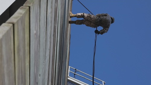 Charlie Company Rappel Tower