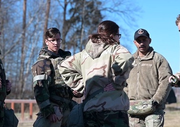 Decontamination site at Silver Flag
