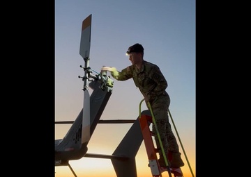 Warrant Officer Preflights UH-72 Lakota Helicopter
