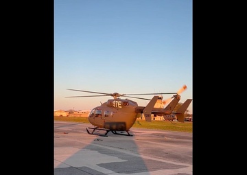 UH-72 Lakota Helicopter Run Up