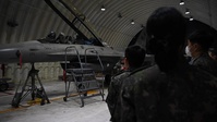 Kunsan Airmen perform aircraft decontamination