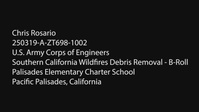 Palisades Elementary Charter School Gets Cleared of Fire Ash and Debris