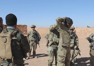 Strengthening Partnerships: Coalition Forces Train Syrian Partner Forces on Check Point Procedures