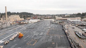 USS Nimitz (CVN 68) departs Naval Base Kitsap