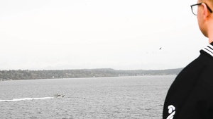 USS Nimitz (CVN 68) departs Naval Base Kitsap
