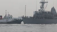 USS Warrior Arrives in Kobe, Japan