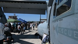 MV-22 Osprey & sports zone BROLL | America Fest 2025