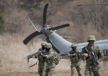 ROK Marines, US Marines &amp; Army Coalition conduct bilateral Air Assault exercise