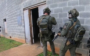 Georgia State Patrol and local SWAT team respond to simulated crisis during Patriot 25