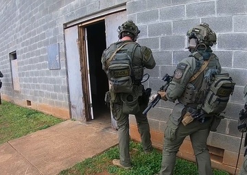 Georgia State Patrol and local SWAT team respond to simulated crisis during Patriot 25