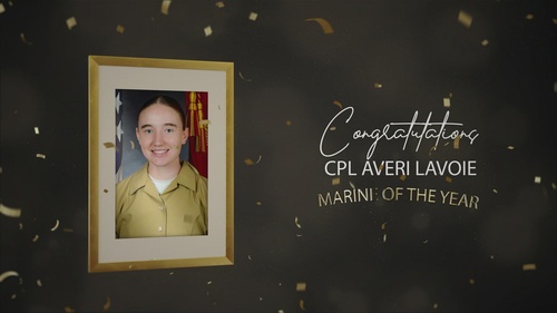 MARINE OF THE YEAR - CPL AVERI LAVOIE