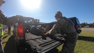 B-Roll: Joint Forces Practice Casualty Evacuation Procedures During Domestic Response Exercise