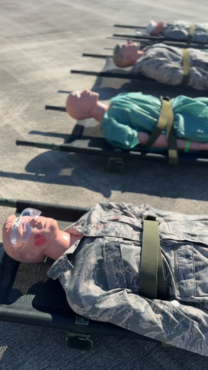 REELS : Aeromedical evacuation training on the 165th Airlift Wing's C-130J Super Hercules