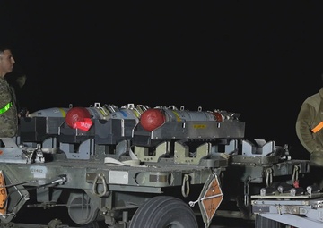 GBU-39 Small Diameter Bombs Loaded on MQ-9 B-Roll