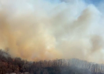 South Carolina National Guard continues fight on the Table Rock Complex Wildfires