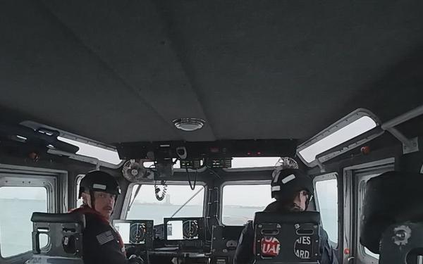 Coast Guard conducts non-complaint vessel training near South Padre Island, Texas