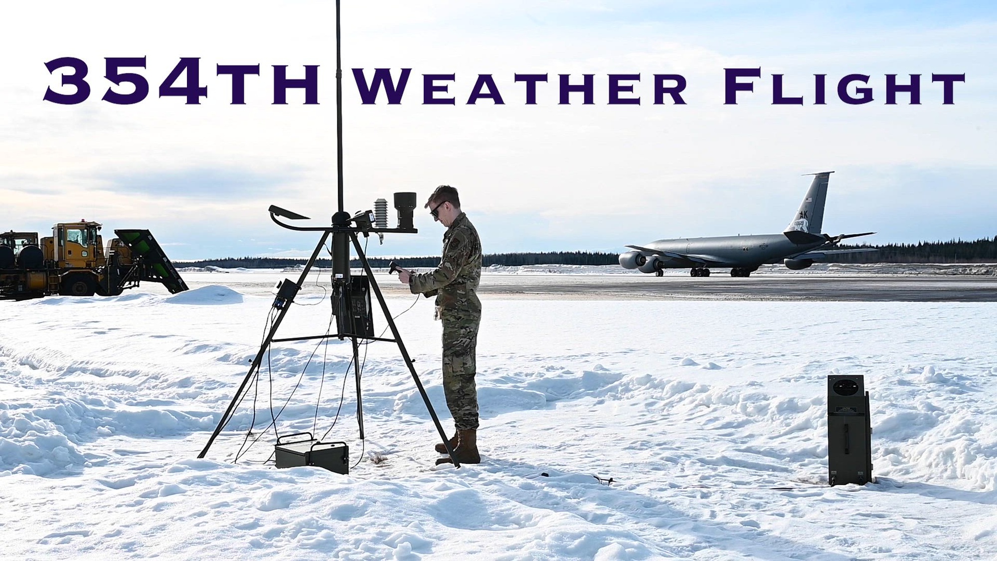The 354th Operations Support Squadron weather flight discusses their involvement and impact in the 354th Fighter Wing’s mission at Eielson Air Force Base, Alaska, March 6, 2025. Eielson’s weather flight provides 24/7 environmental data to assist units under the 354th FW to safely and consistently execute the mission. (U.S. Air Force video by Airman 1st Class Carson Jeney)
