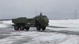 NATO forces demonstrate rapid HIMARS deployment and joint fires capabilities b-roll