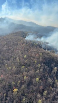 South Carolina Guard helicopters conduct missions on North side of Table Rock Mountain