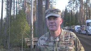 A-Roll; Recovery Efforts Continue at Site of Submerged Vehicle in Search for Missing Soldiers
