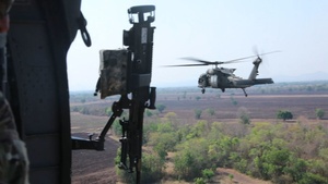 US Army Soldiers Conduct Air Assault Operations during Hanuman Guardian 25