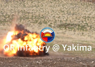 Oregon Infantry at Yakima Training Center