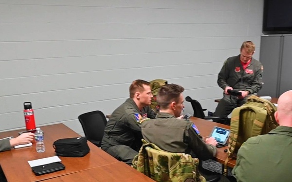 Reds opening day flyover