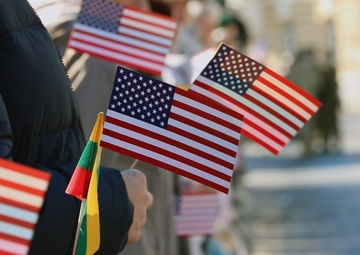 B-Roll: Lithuanians Pay Tribute to Four U.S. Soldiers