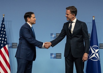 Secretary Rubio meets with NATO Secretary General Mark Rutte