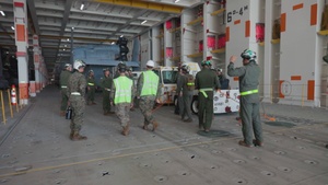 B-Roll: U.S. Marines offload Ospreys