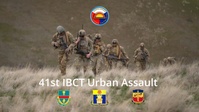 41st IBCT Infantry Conducts Combined Arms Urban Assault