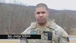 1-109th Area Defense: Spc. Justus Tarboro