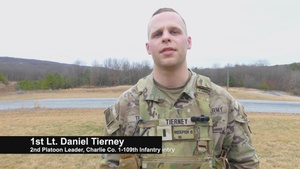 1-109th Area Defense: 1st Lt. Daniel Tierney